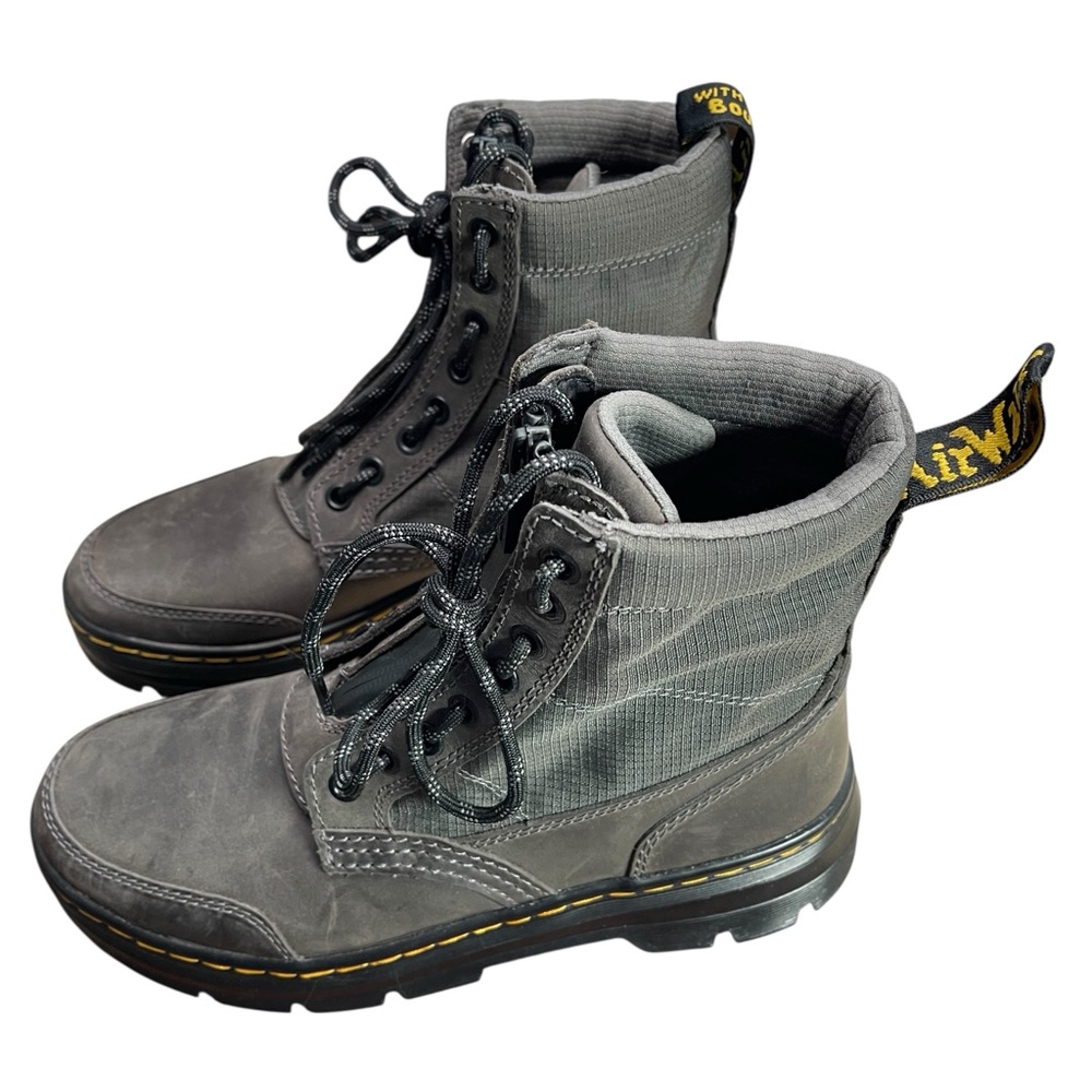 Dr. Martens Mens Sz 7 Women Sz 8  Combs Tech Jungle Boots Gray Cordura Air Wair